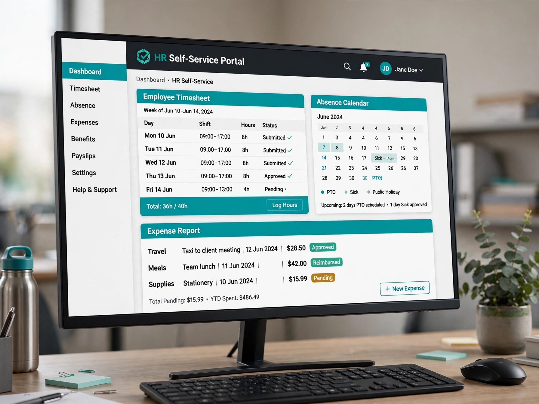 OpsFlow HR self-service